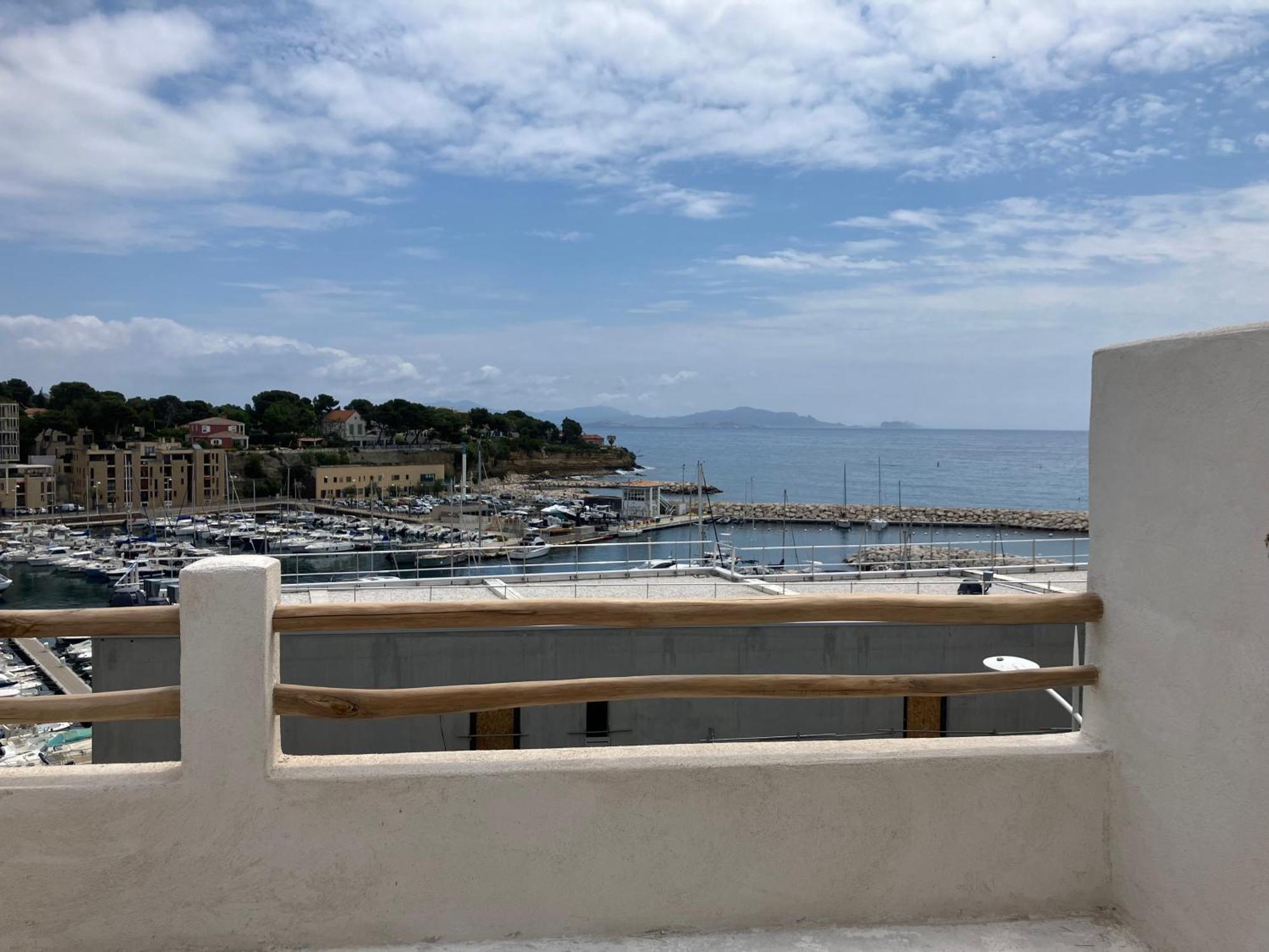 Ferienwohnung T2 Vue Sur Le Port Jacuzzi Terrasse Et Parking Carry-le-Rouet Exterior foto