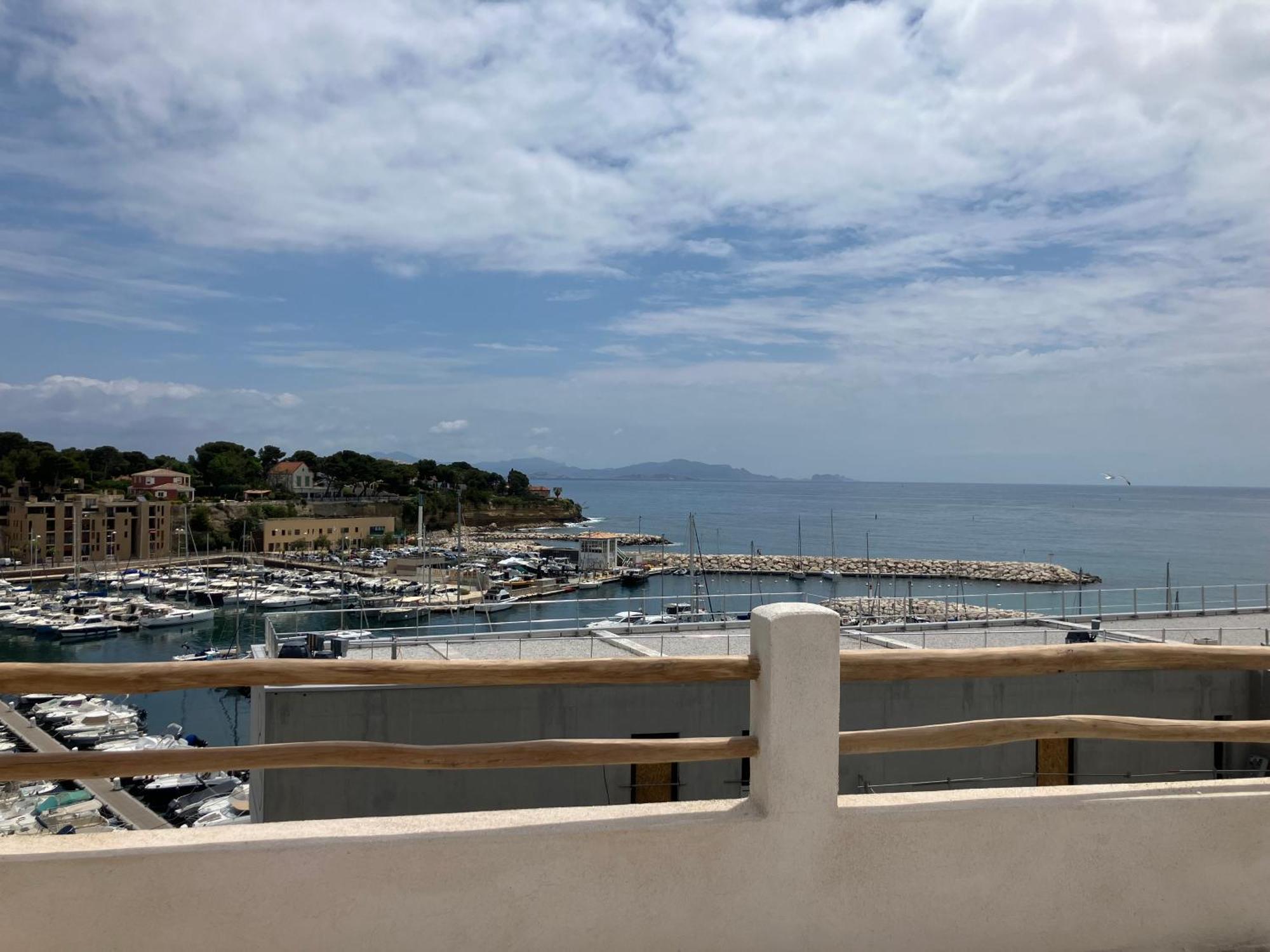 Ferienwohnung T2 Vue Sur Le Port Jacuzzi Terrasse Et Parking Carry-le-Rouet Exterior foto