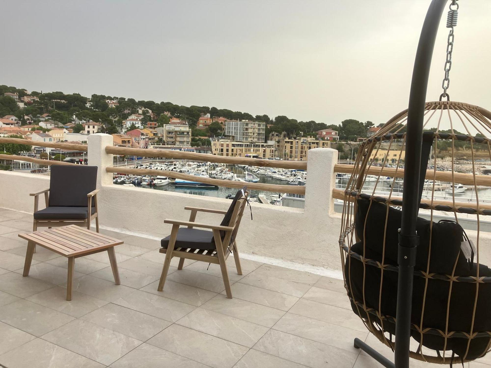Ferienwohnung T2 Vue Sur Le Port Jacuzzi Terrasse Et Parking Carry-le-Rouet Exterior foto